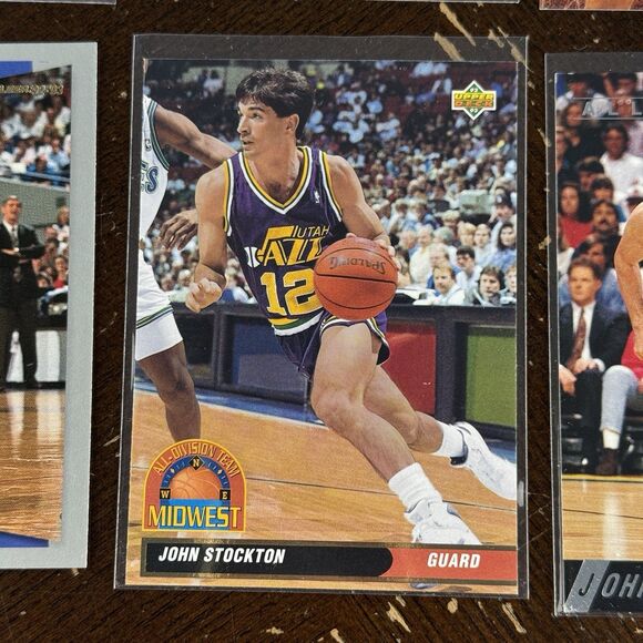 John Stockton 12 Card Lot NM Topps Orange UD USA Chrome Panini Prizm Honor Roll - Picture 11 of 13